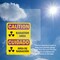 Signmission Radiation & Laser Sign, 14 in H x 10 in W, Vinyl Decal, Rectangle OS-2PACK-CR-D-1014-L-10184 - alternate 4